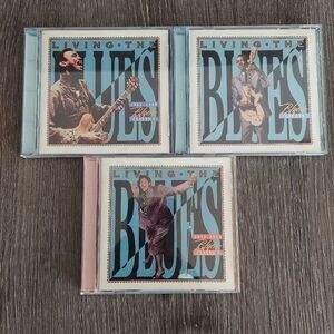 Set of 3 Time Life Living the Blues CDs in Cases w/Inserts